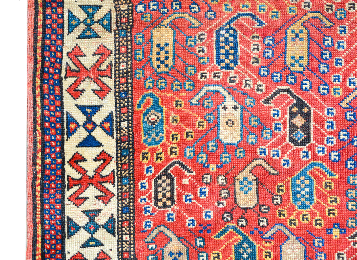 Early 20th Century Ganjeh Rug For Sale