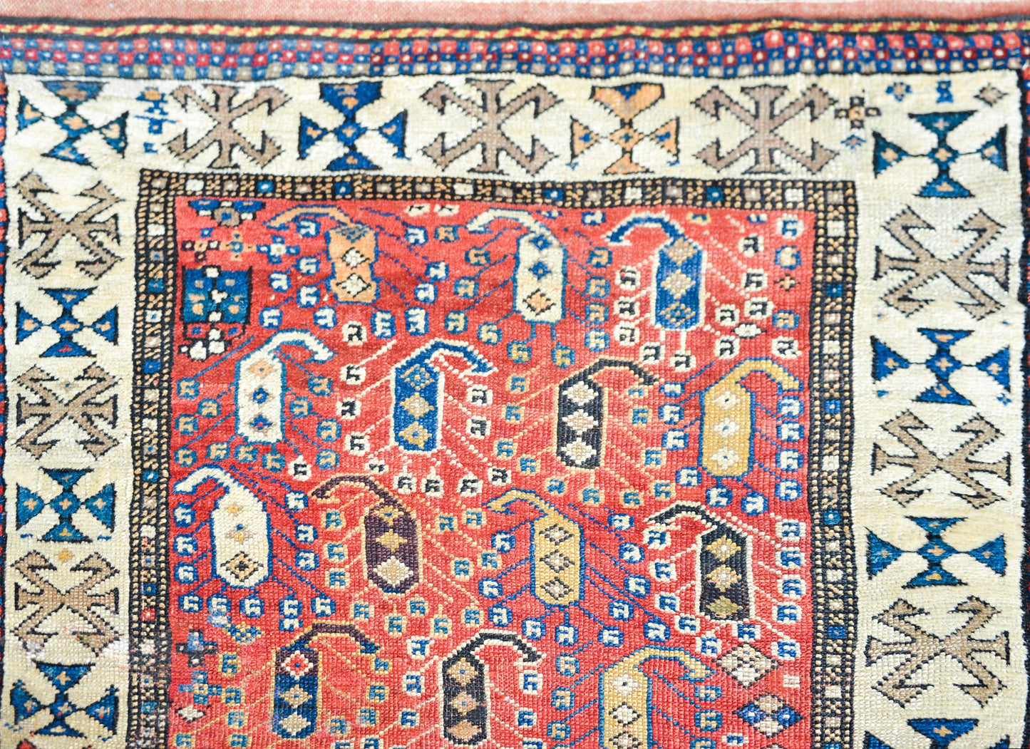 Early 20th Century Ganjeh Rug For Sale