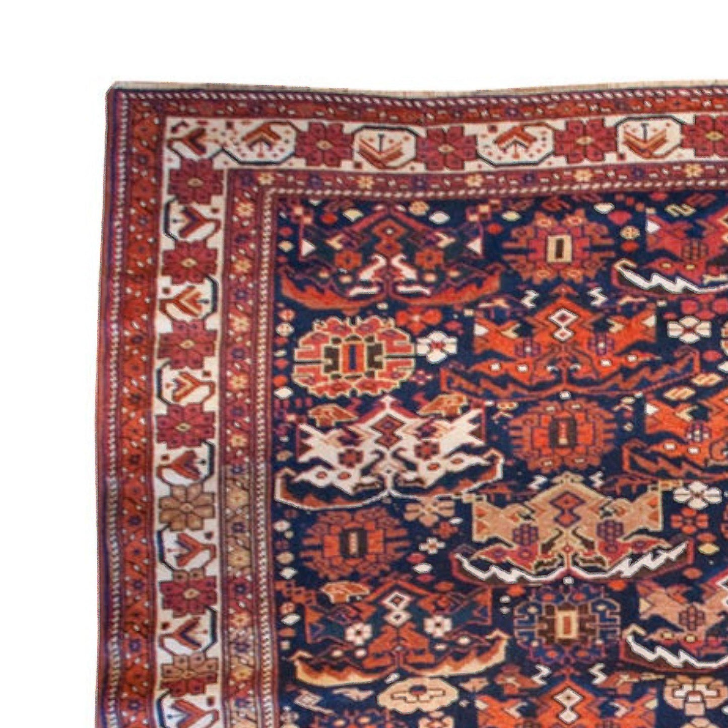 19th Century Afshar Carpet For Sale
