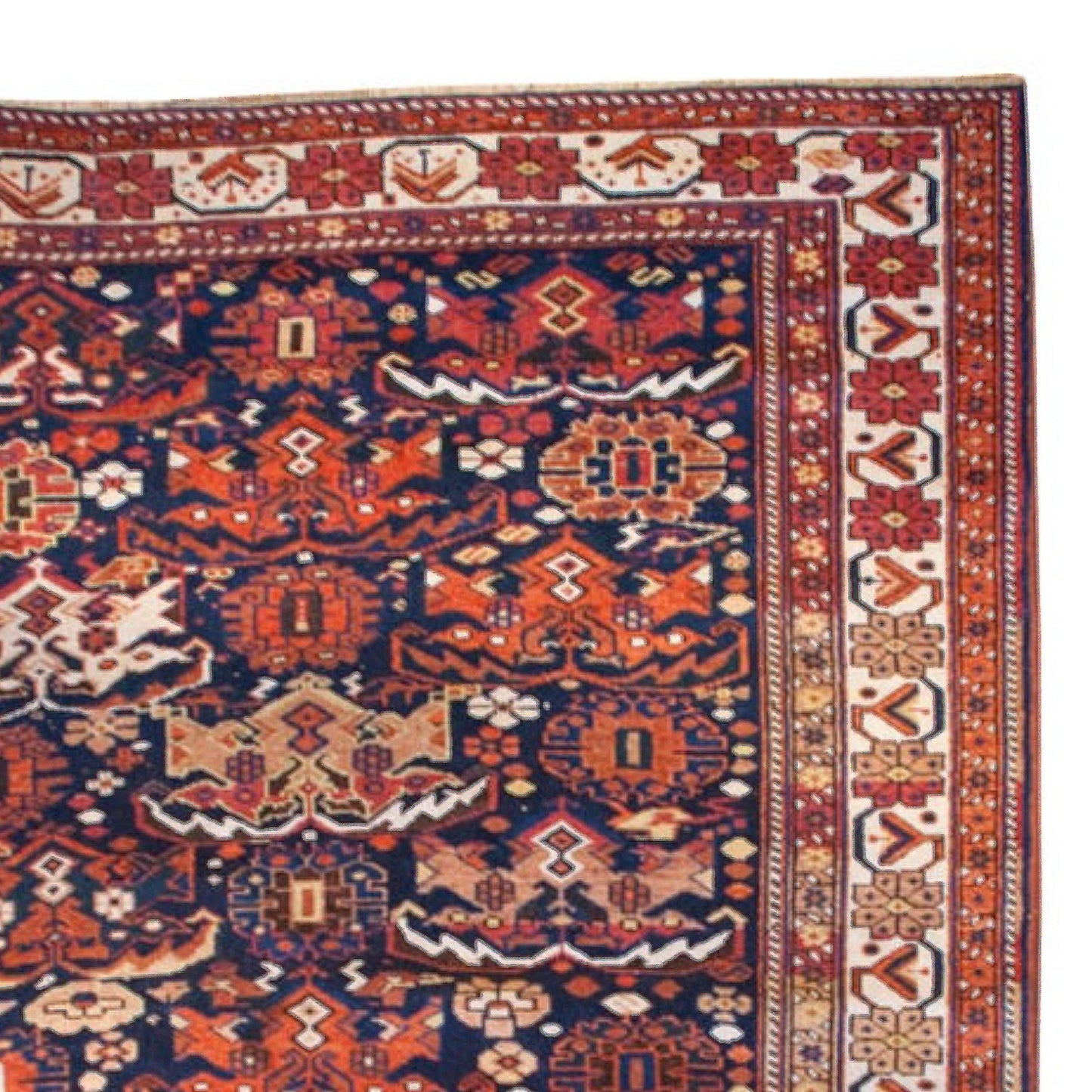 19th Century Afshar Carpet For Sale