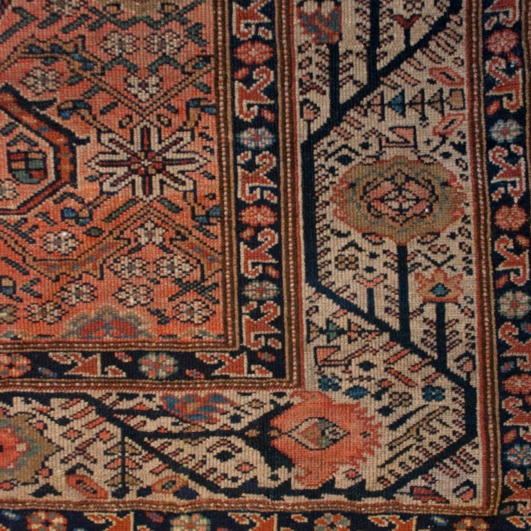 19th Century Malayer Carpet For Sale