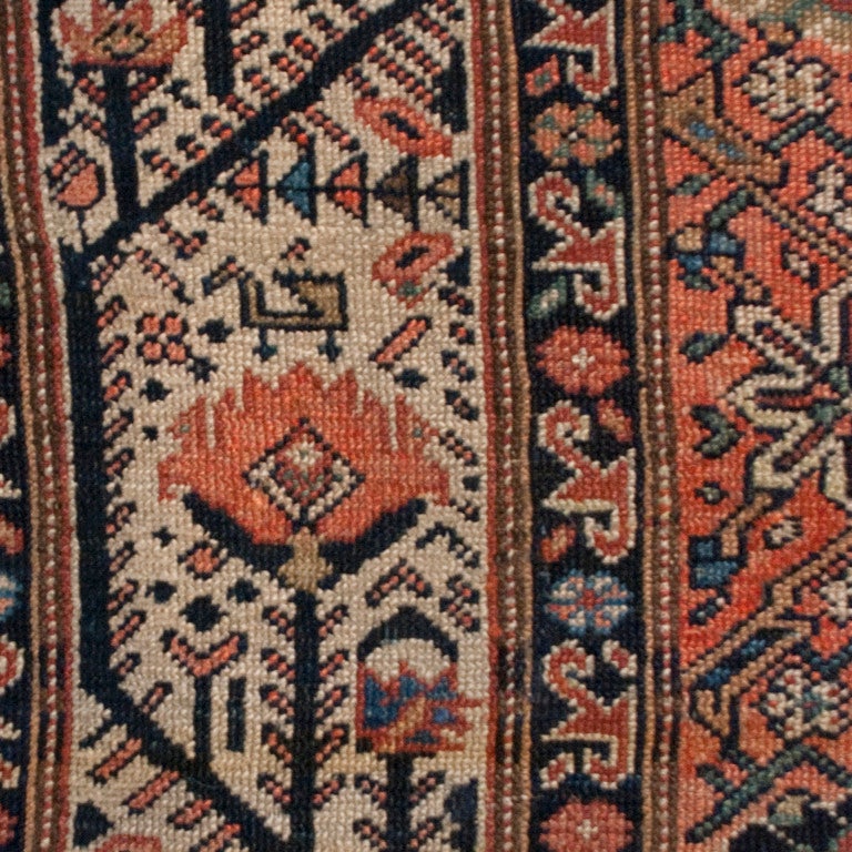 19th Century Malayer Carpet For Sale