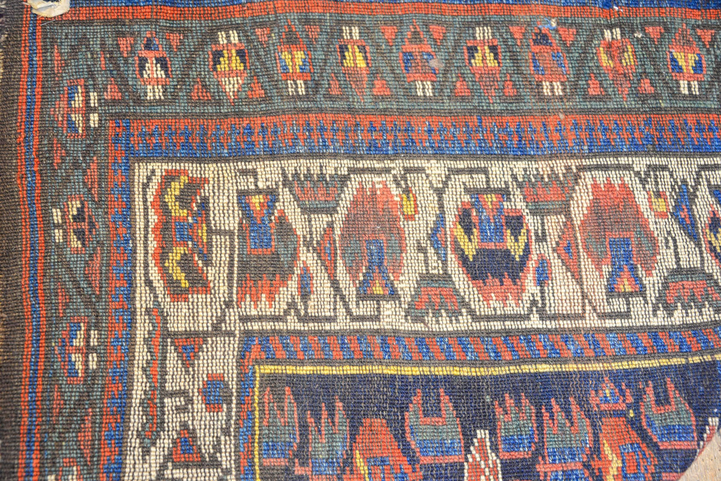 Early 20th Century Kurdish Runner For Sale