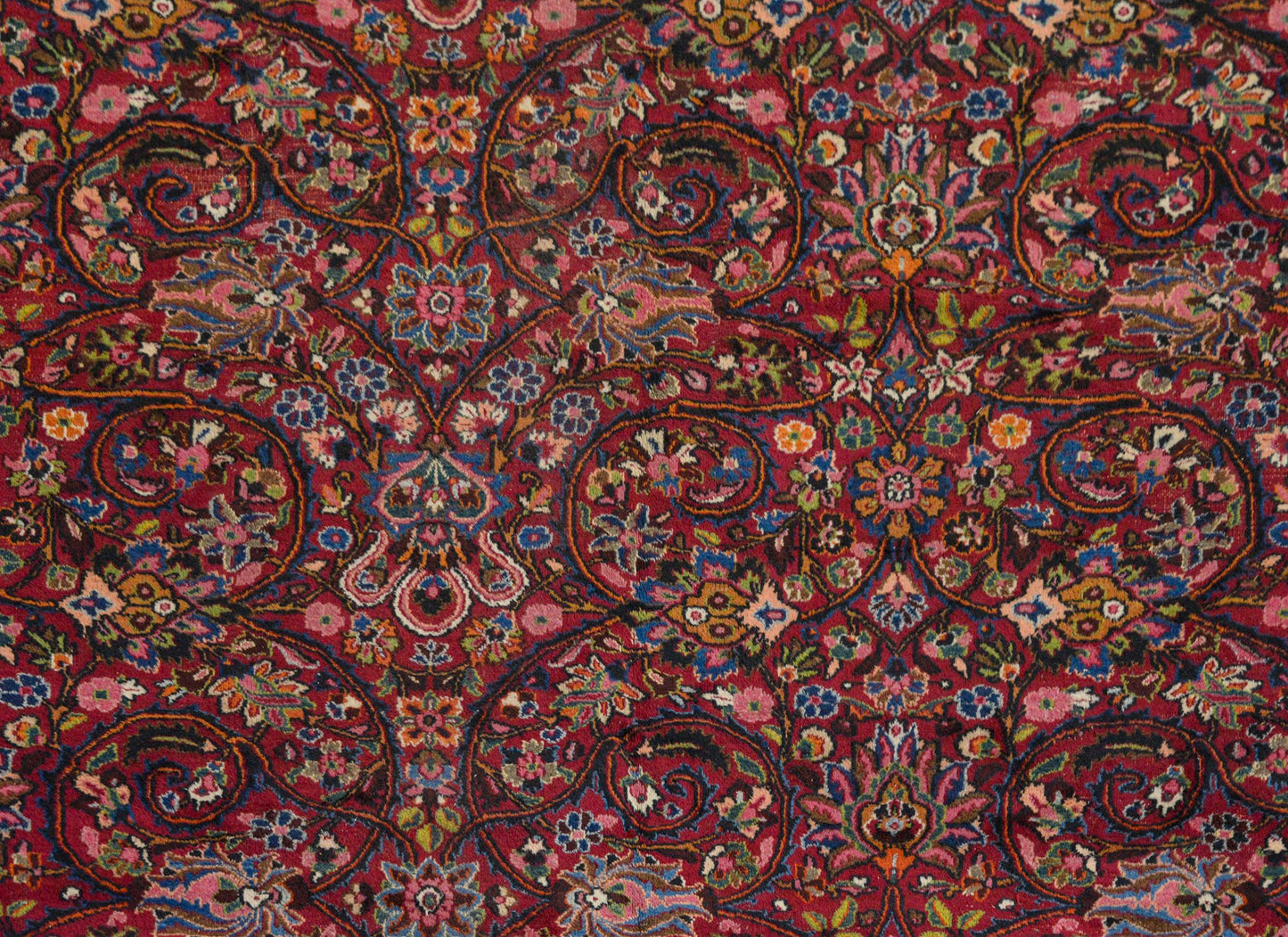 Grande Vintage Mashad Rug For Sale