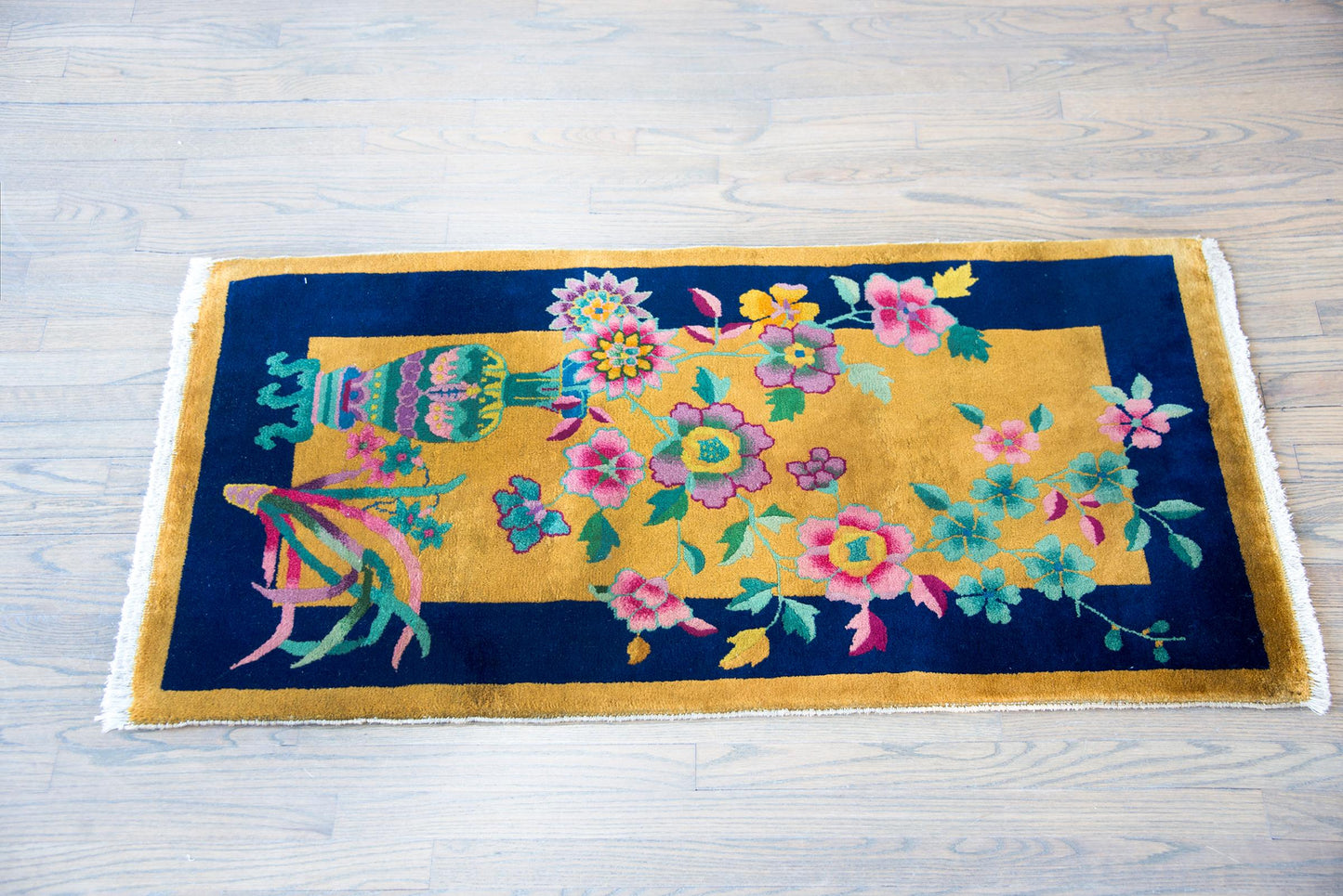 Chinese Art Deco Rug For Sale