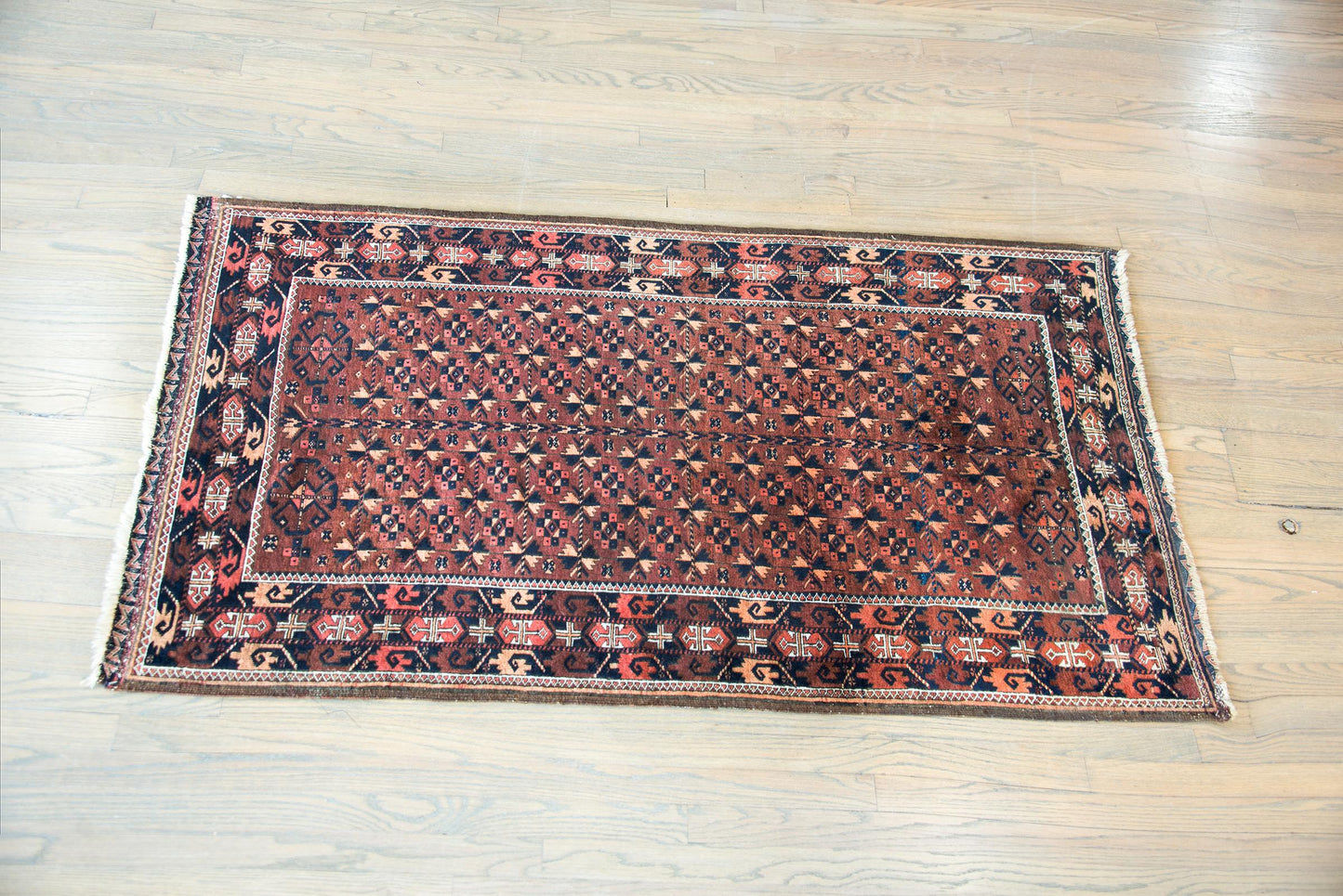 Early 20th Century Persian Baluch Rug For Sale