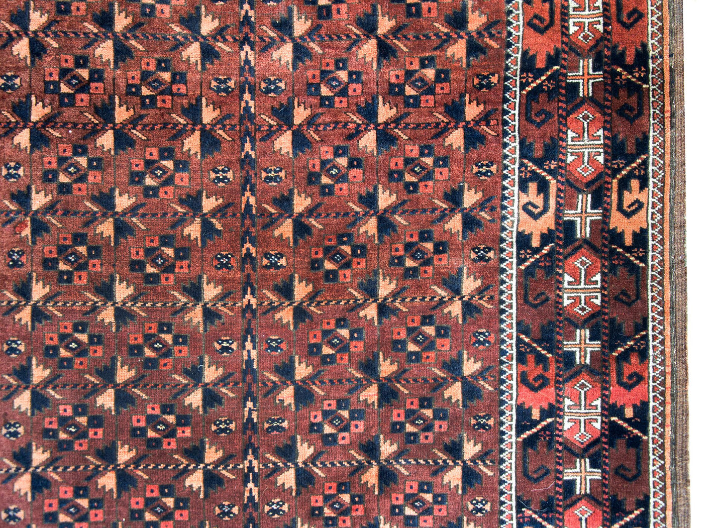 Early 20th Century Persian Baluch Rug For Sale