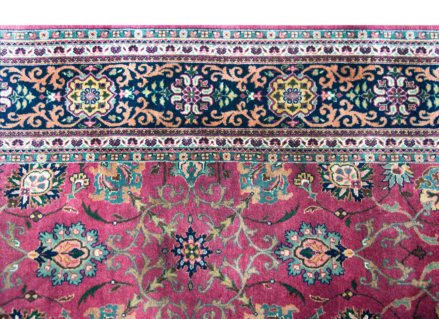 Late 20th Century Pakistani Tabriz Rug For Sale