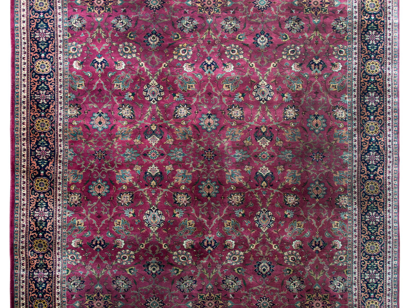 Late 20th Century Pakistani Tabriz Rug For Sale