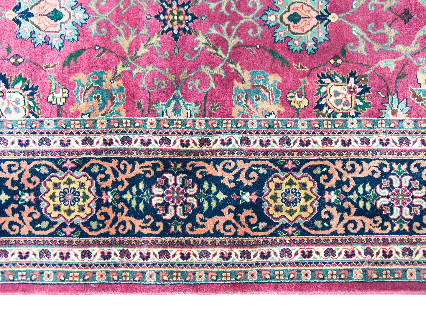 Late 20th Century Pakistani Tabriz Rug For Sale