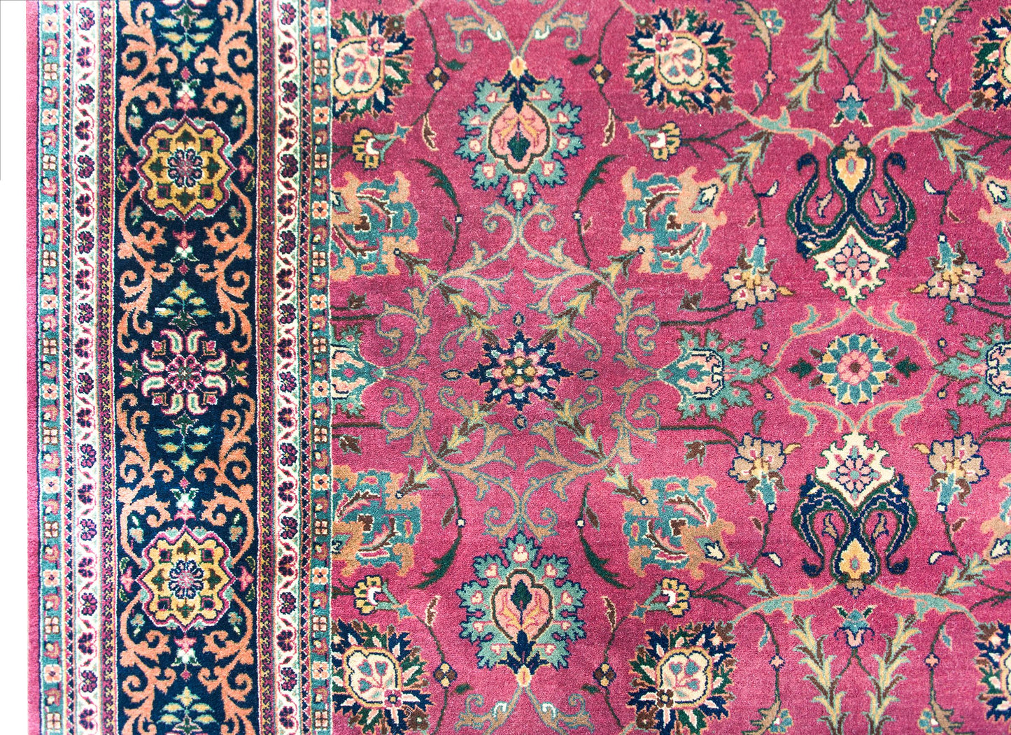 Late 20th Century Pakistani Tabriz Rug For Sale