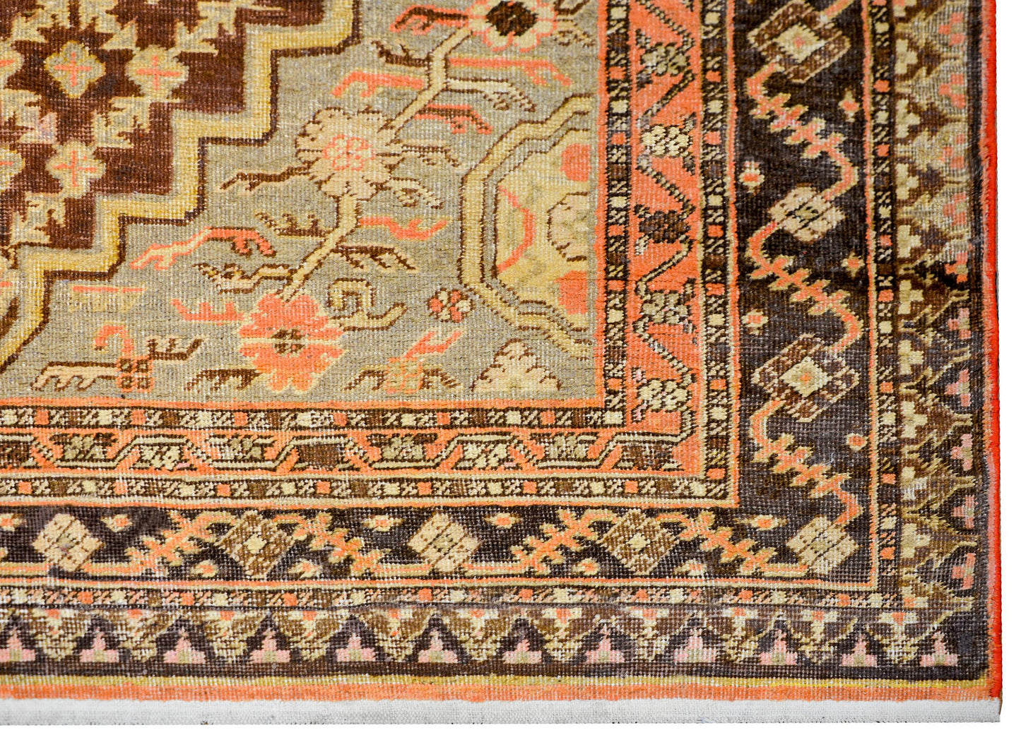 Early 20th Century Central Asian Samarghand Rug For Sale