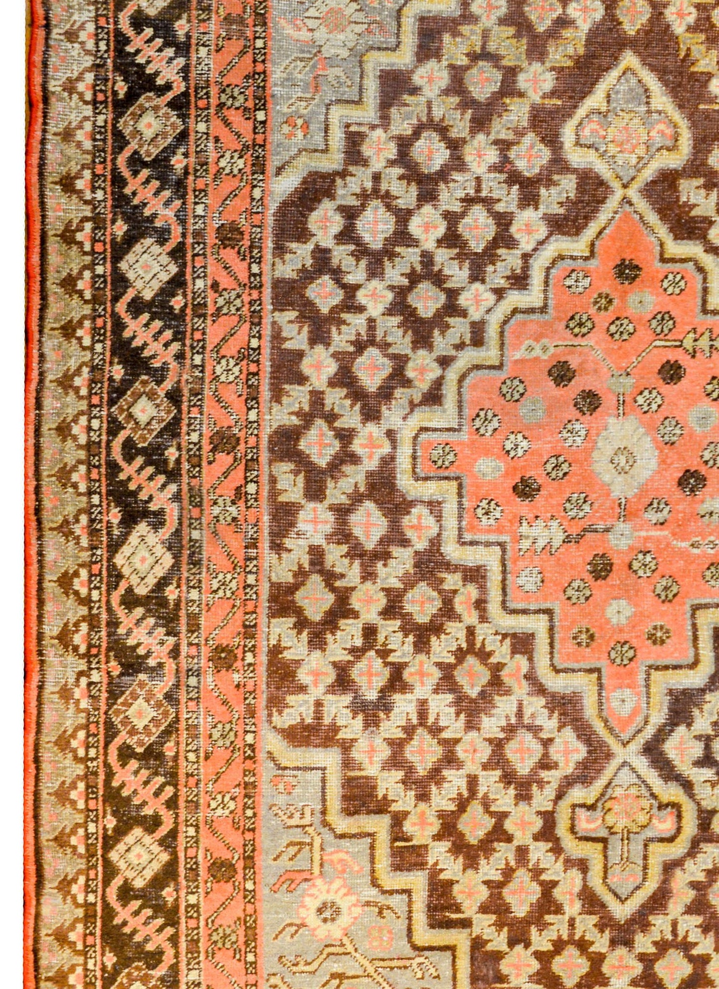 Early 20th Century Central Asian Samarghand Rug For Sale