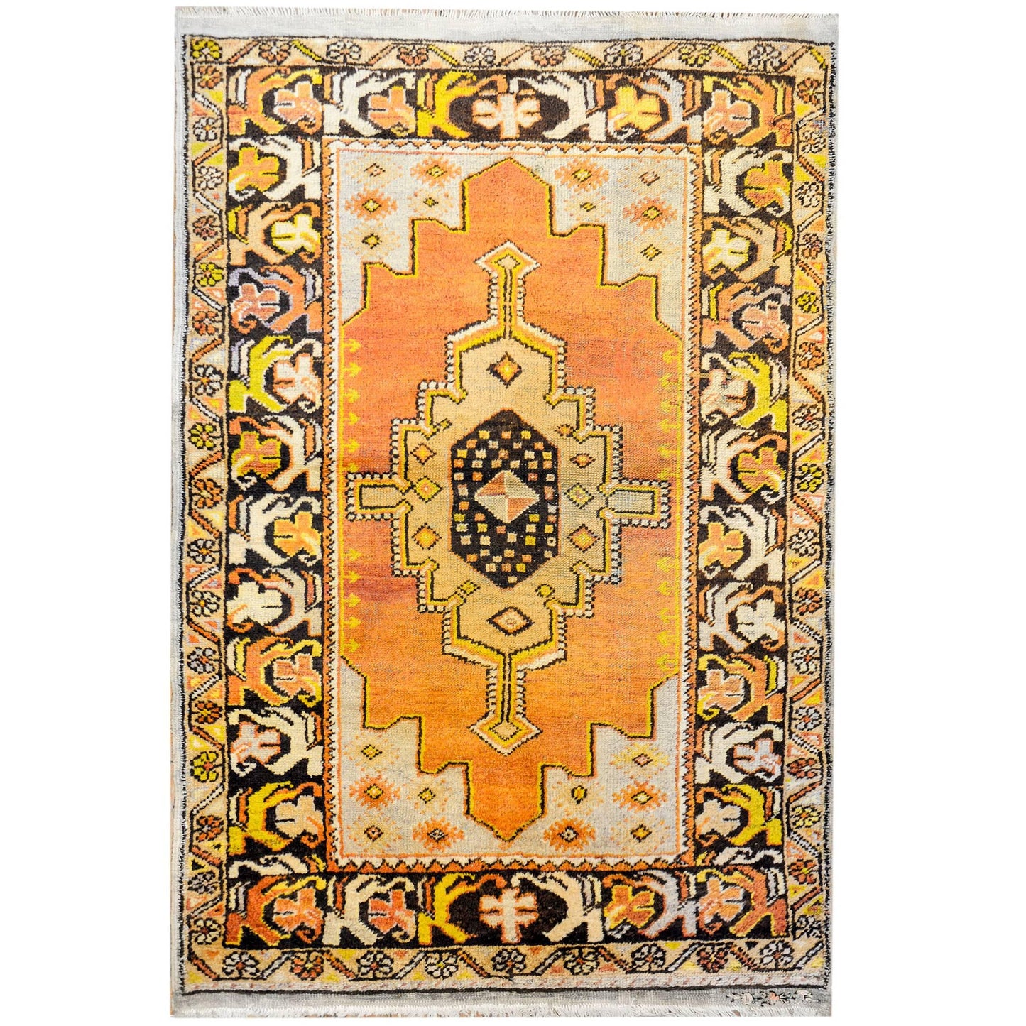 Vintage Turkish Oushak Rugl For Sale