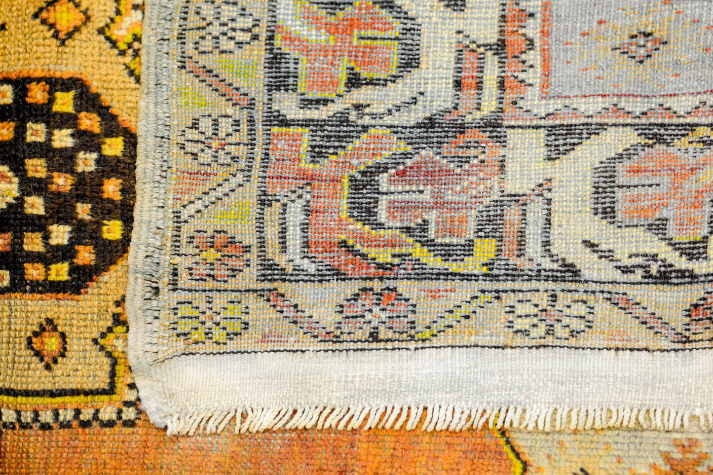 Vintage Turkish Oushak Rugl For Sale