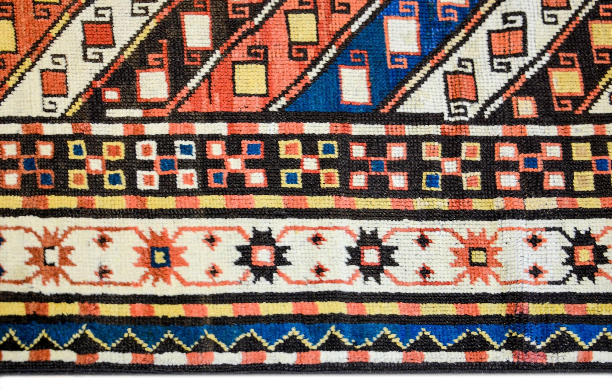 Fantastic Late 19th Century Kazak Rug For Sale