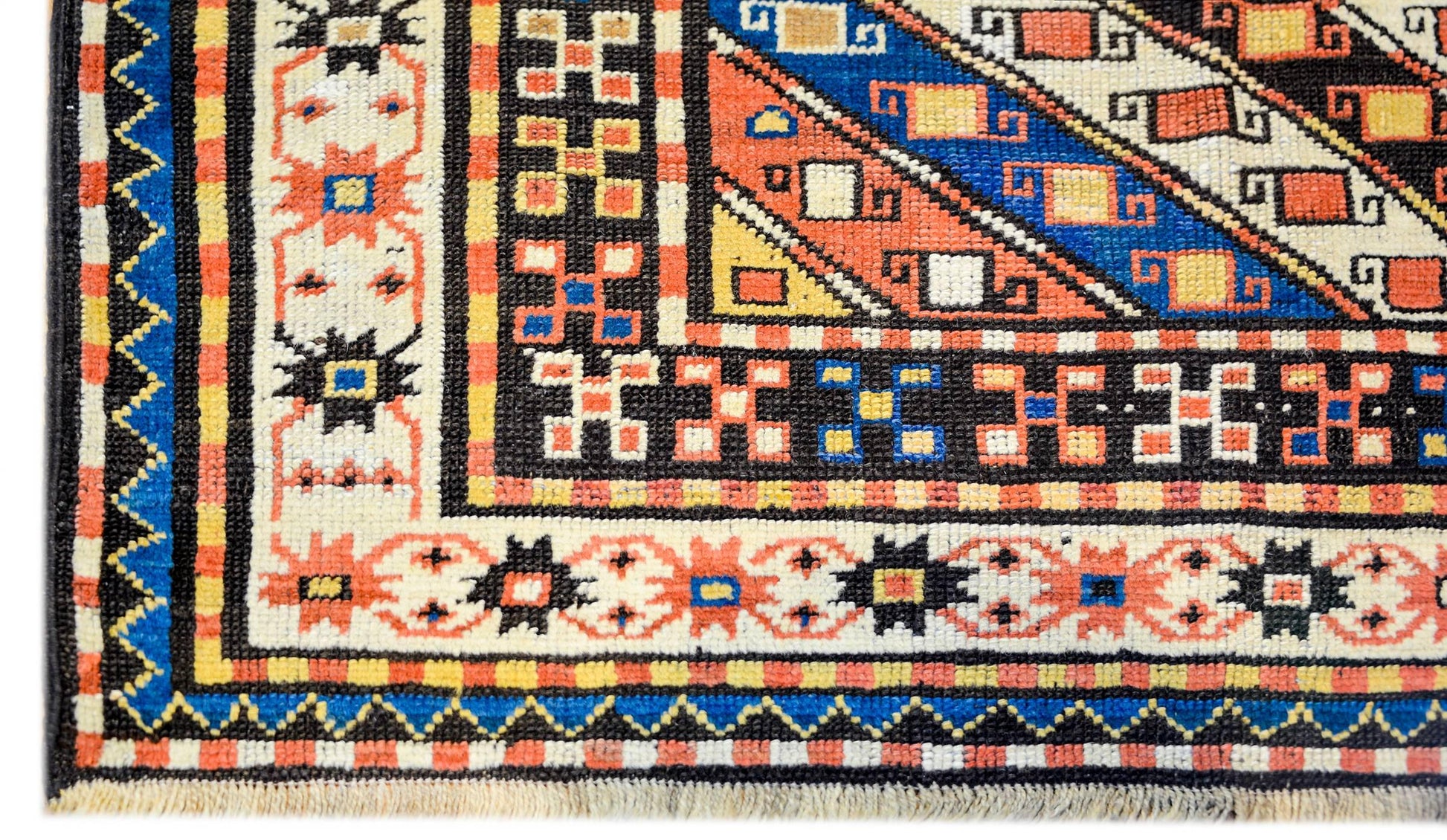 Fantastic Late 19th Century Kazak Rug For Sale