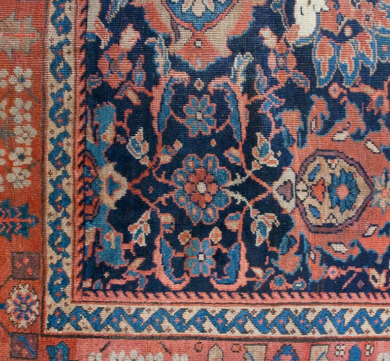 19th Century Persian Sultanabad Carpet For Sale