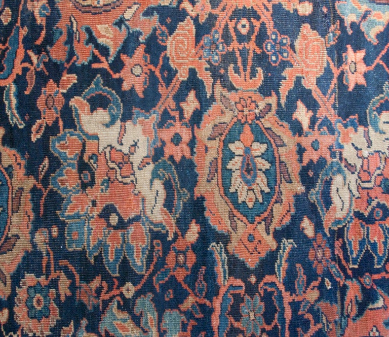 19th Century Persian Sultanabad Carpet For Sale