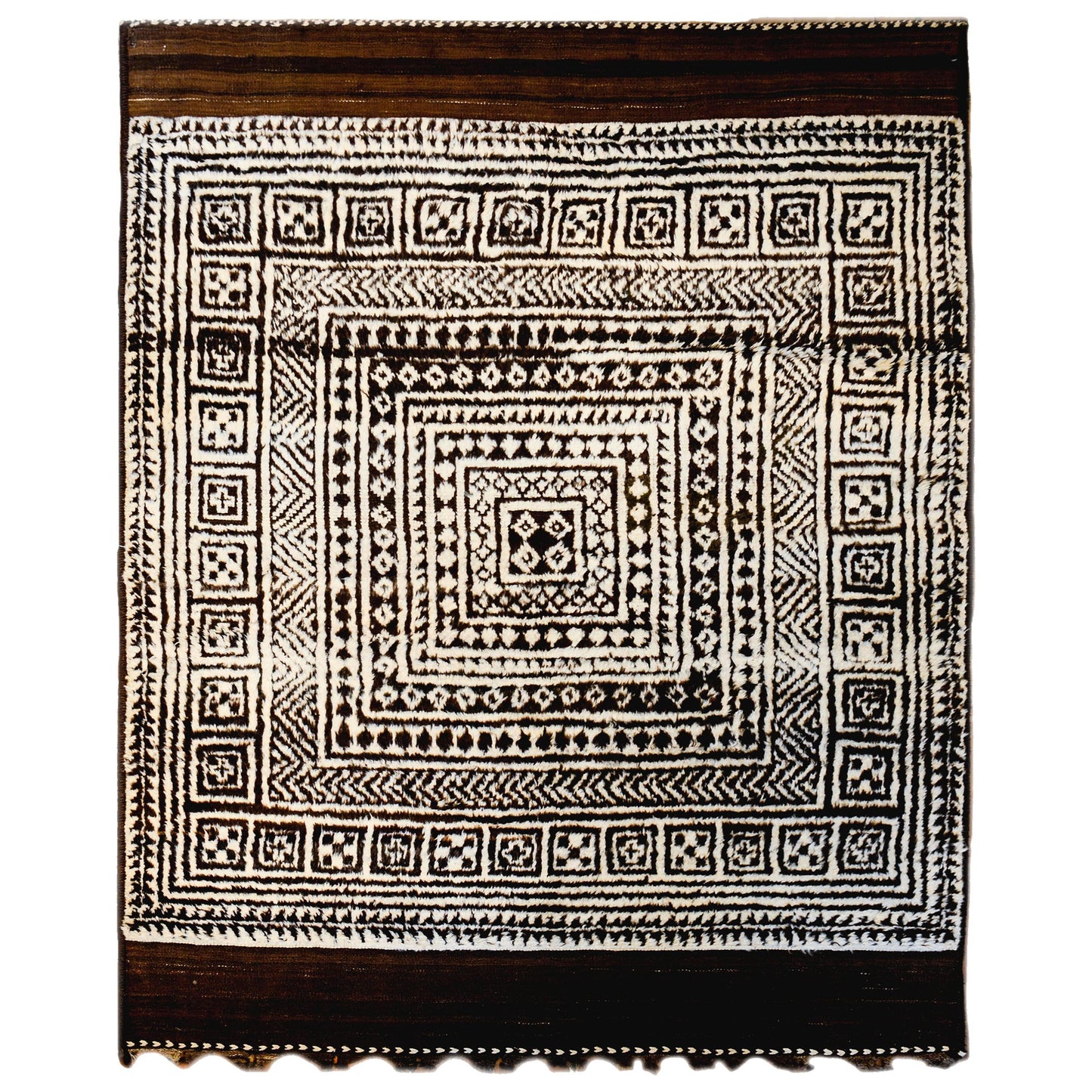 Incredible 19th Century Gabbeh Rug For Sale