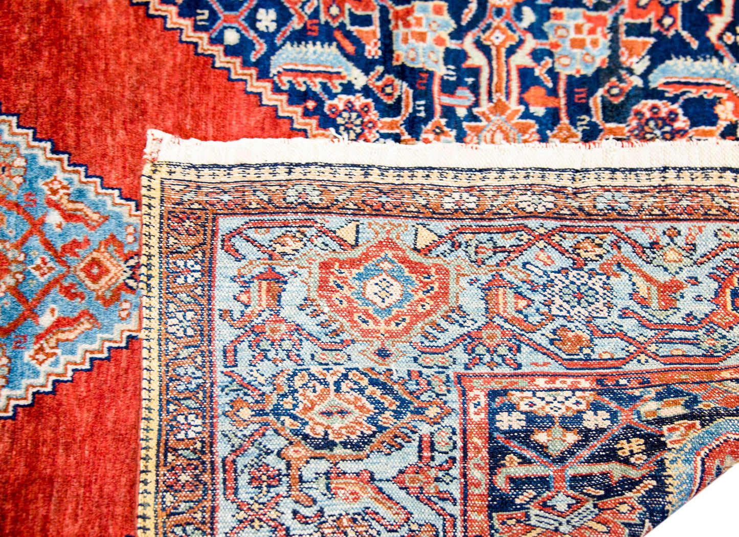 Amazing Early 20th Century Seneh Rug For Sale