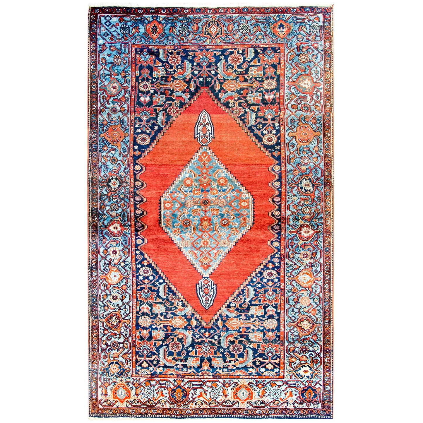 Amazing Early 20th Century Seneh Rug For Sale