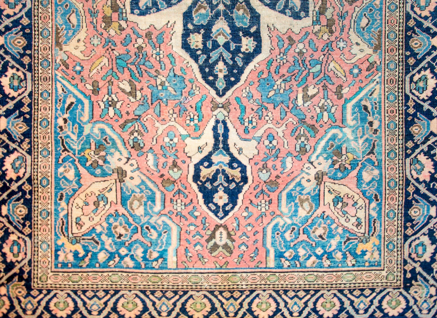 Exquisite Late 19th Century Sarouk Farahan Rug For Sale
