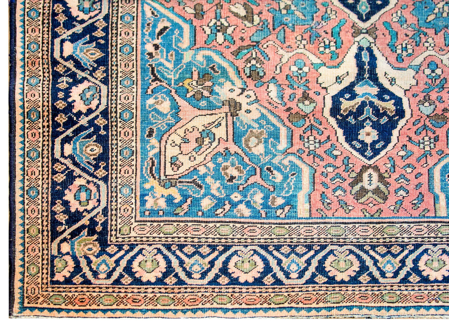 Exquisite Late 19th Century Sarouk Farahan Rug For Sale