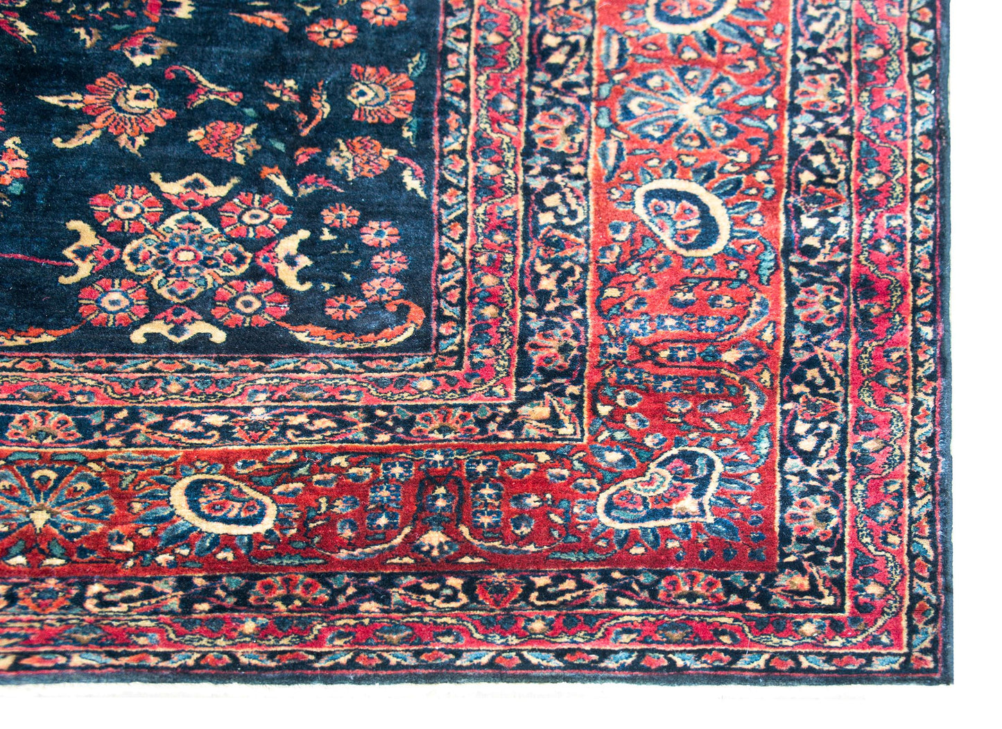 Early 20th Century Persian Sarouk Mohajeran Rug For Sale