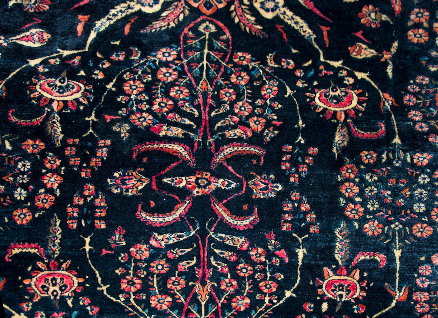 Early 20th Century Persian Sarouk Mohajeran Rug For Sale