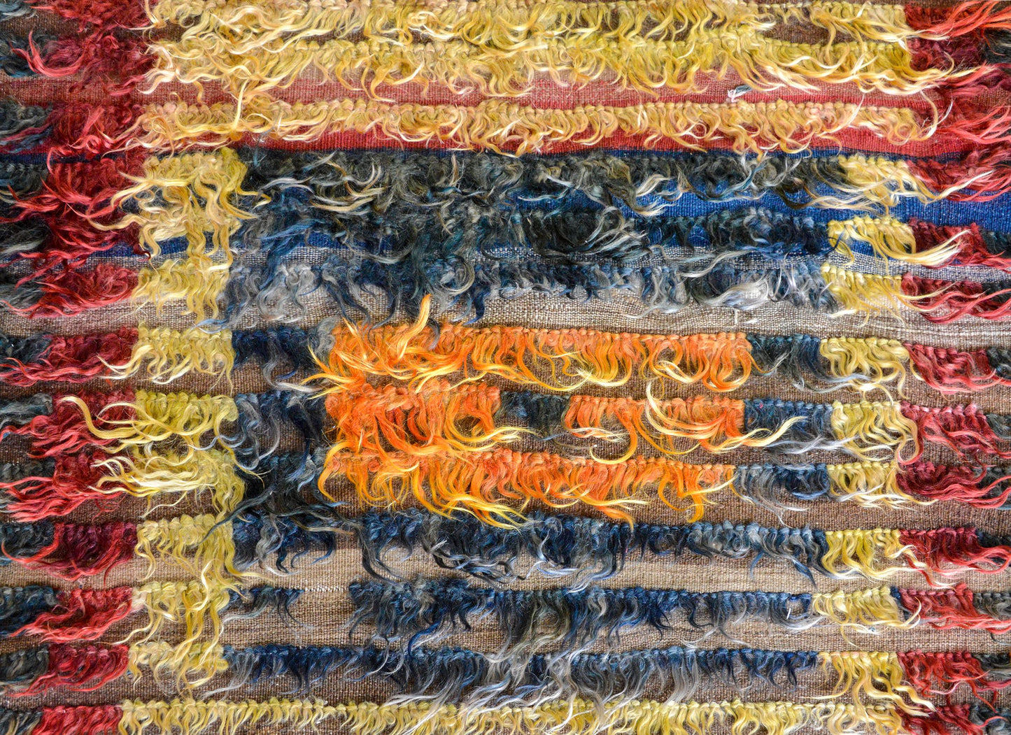 Vintage Turkish Tulu Rug For Sale
