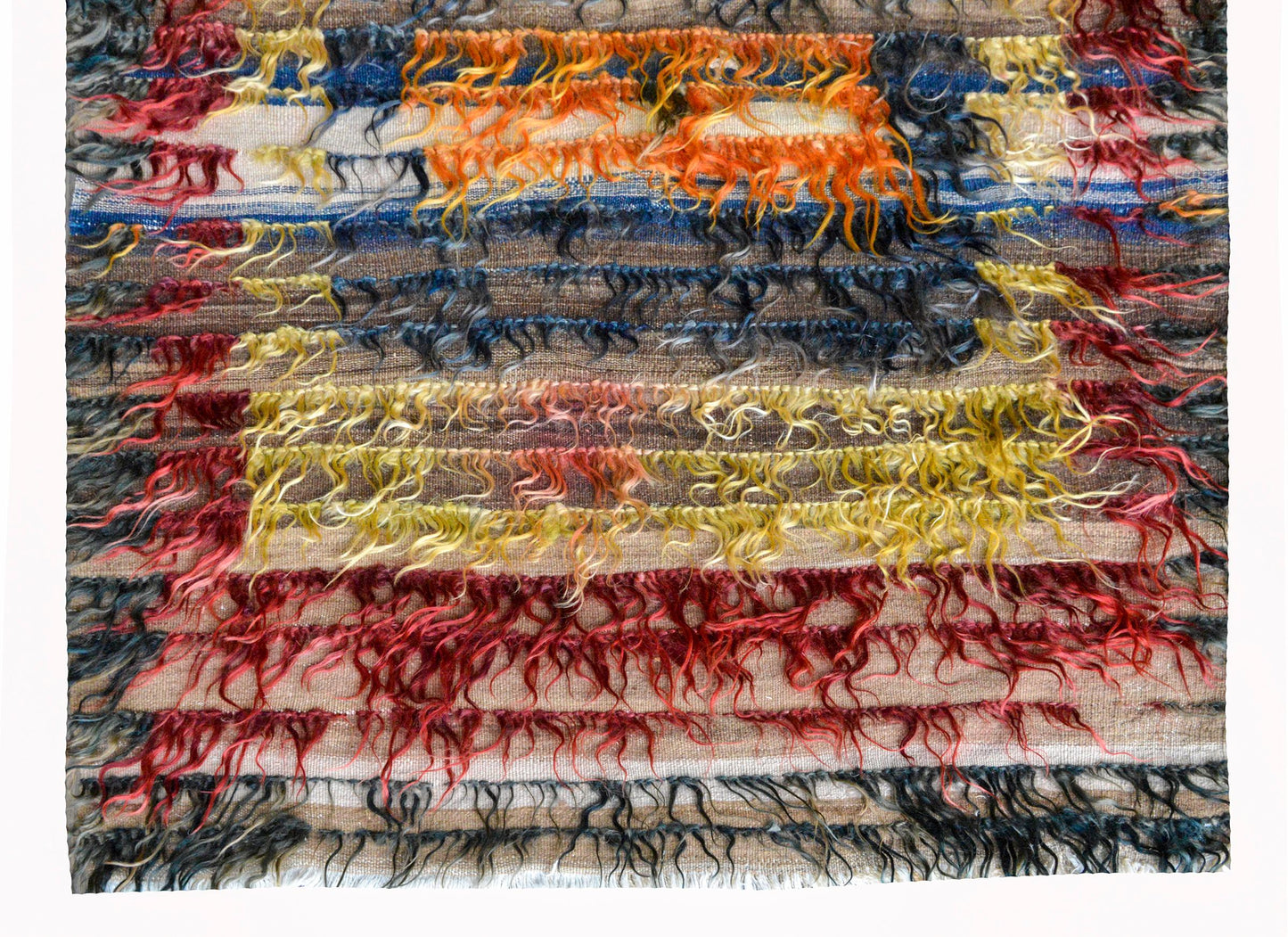 Vintage Turkish Tulu Rug For Sale