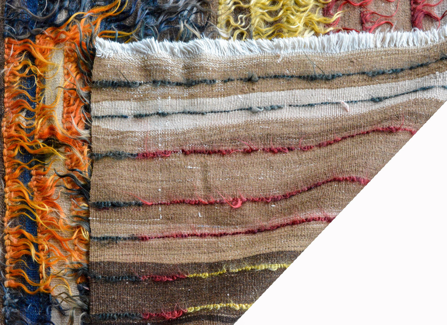 Vintage Turkish Tulu Rug For Sale