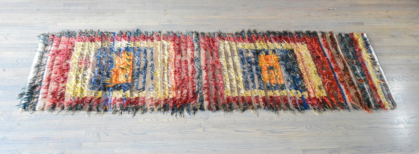 Vintage Turkish Tulu Rug For Sale