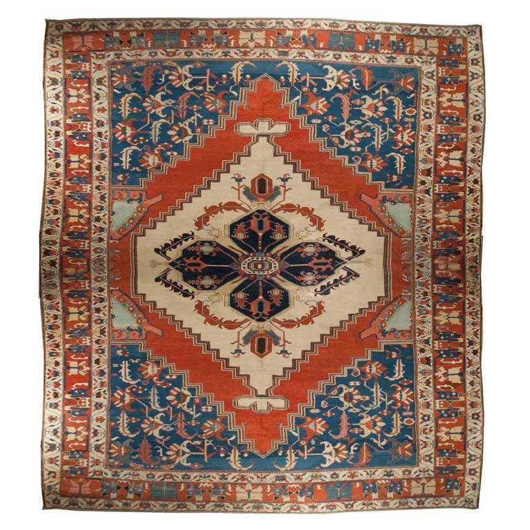 Outstanding 19th Century Bakhshayesh Rug For Sale
