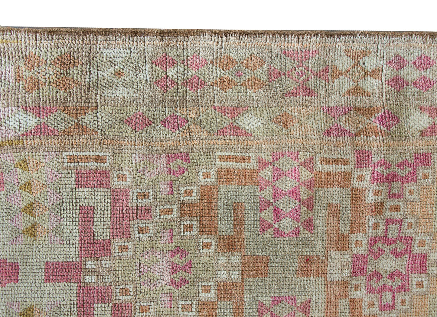 Vintage Turkish Oushak Runner For Sale