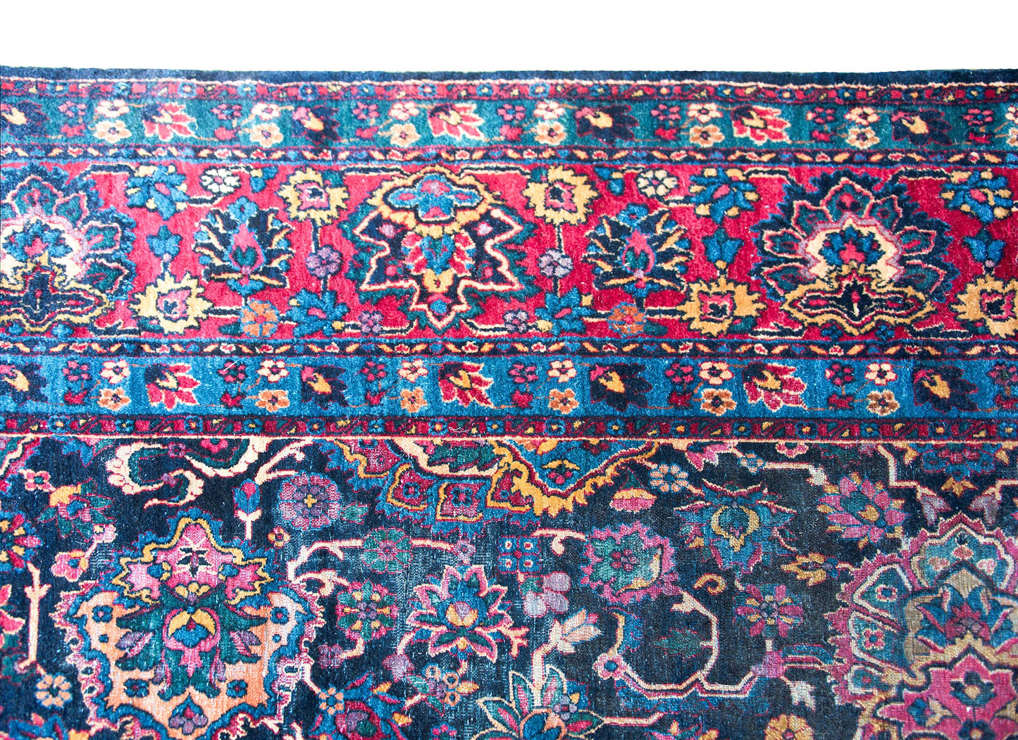 Early 20th Century Persian Kirman Rug For Sale