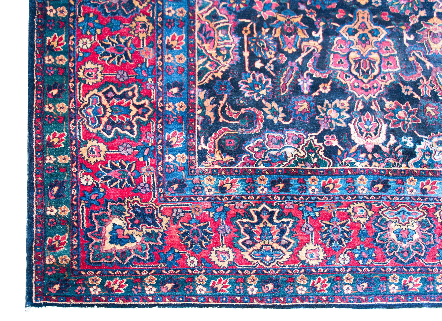 Early 20th Century Persian Kirman Rug For Sale