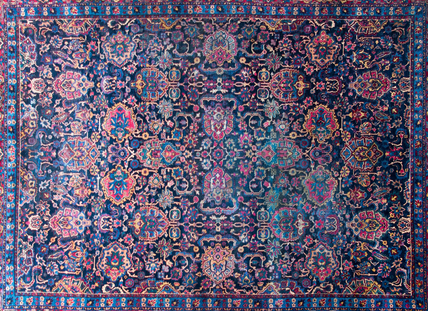 Early 20th Century Persian Kirman Rug For Sale