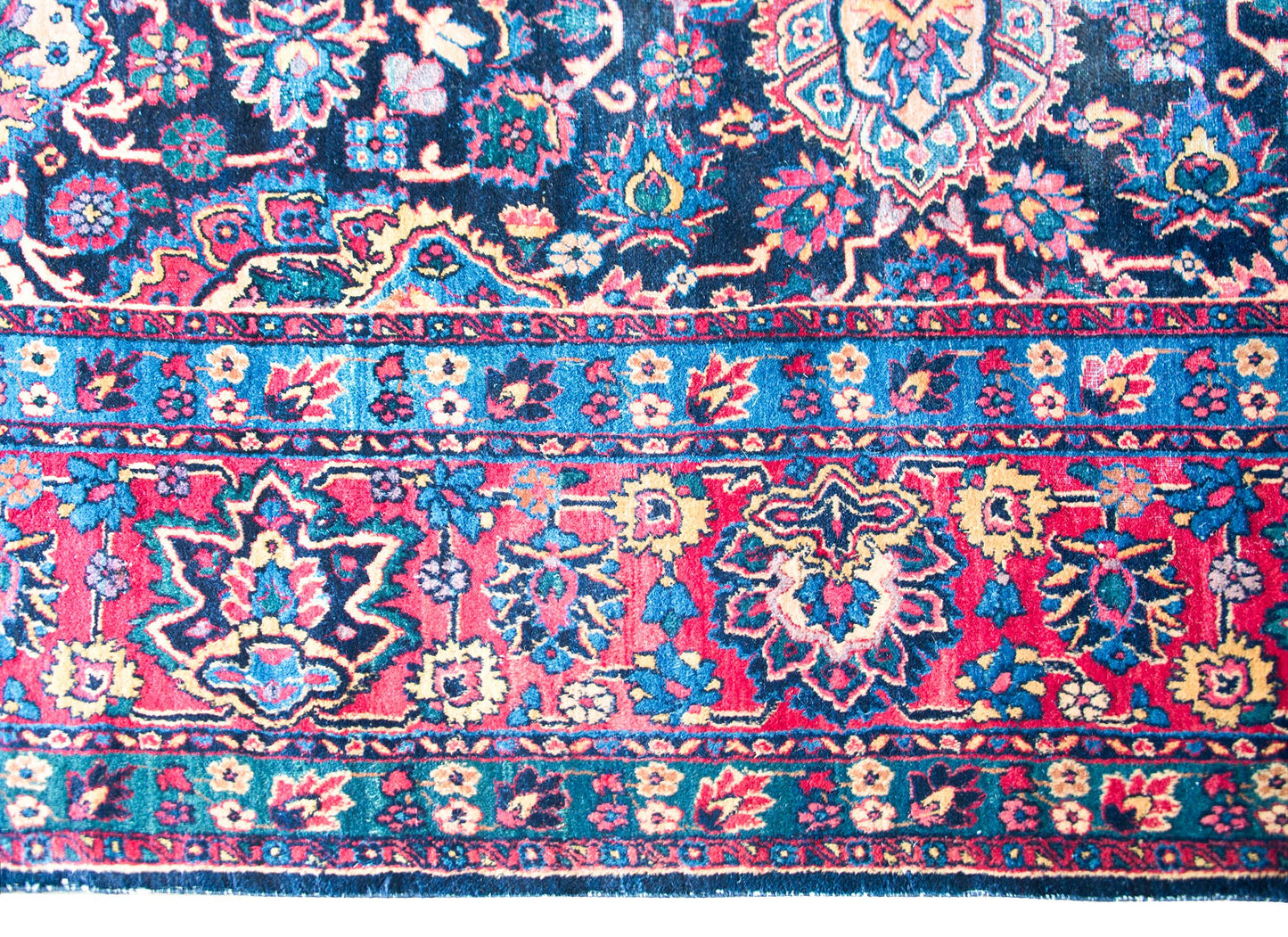 Early 20th Century Persian Kirman Rug For Sale