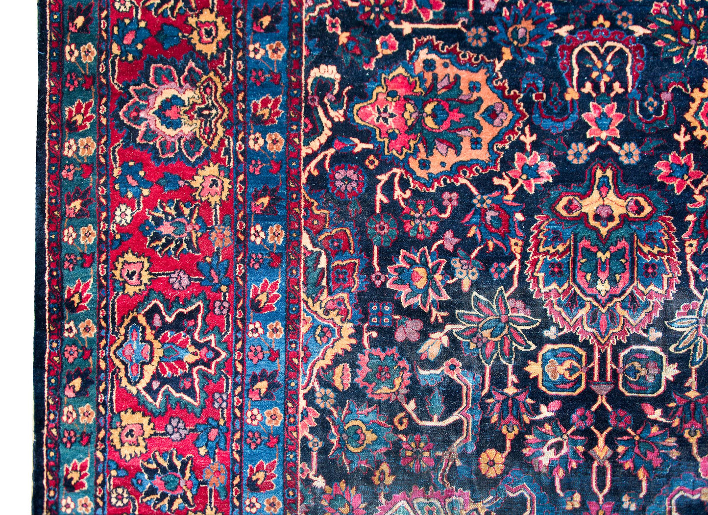Early 20th Century Persian Kirman Rug For Sale