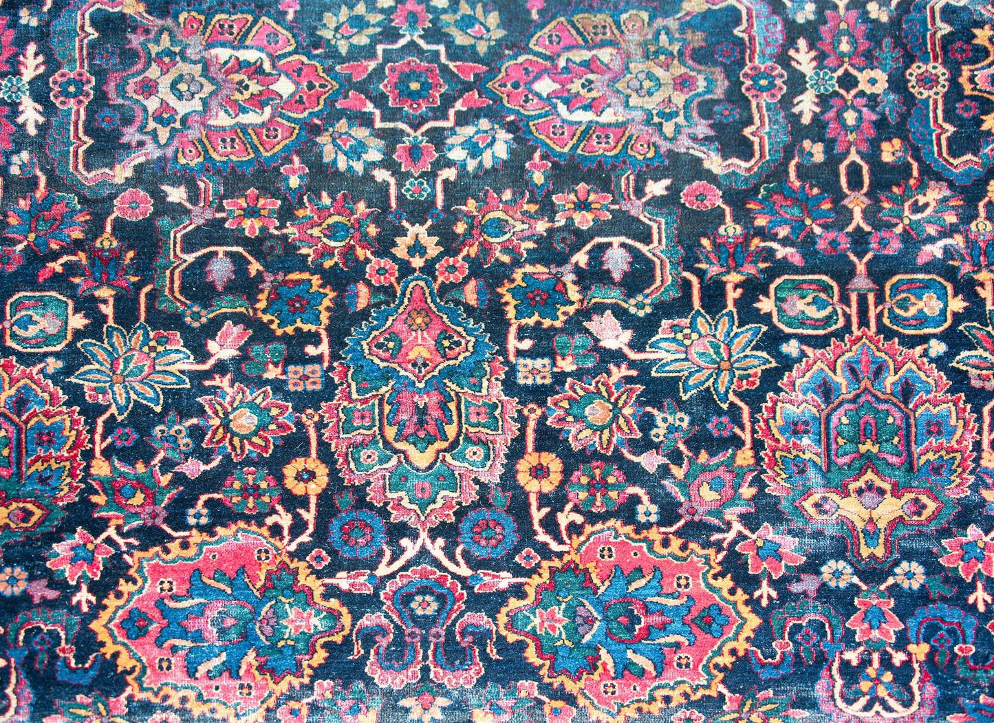 Early 20th Century Persian Kirman Rug For Sale