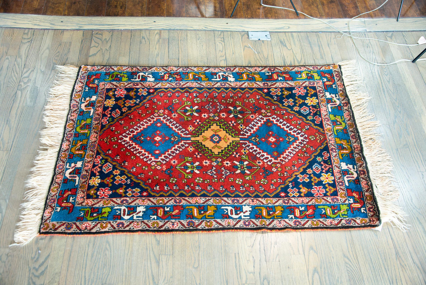 Vintage Persian Yallameh Rug For Sale