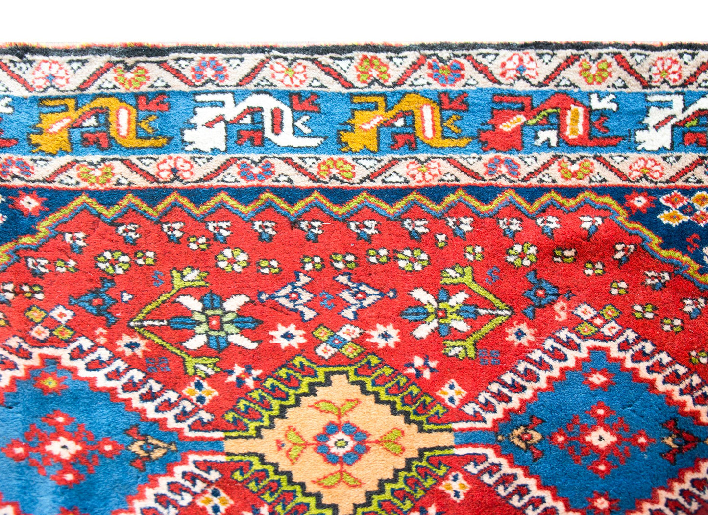 Vintage Persian Yallameh Rug For Sale