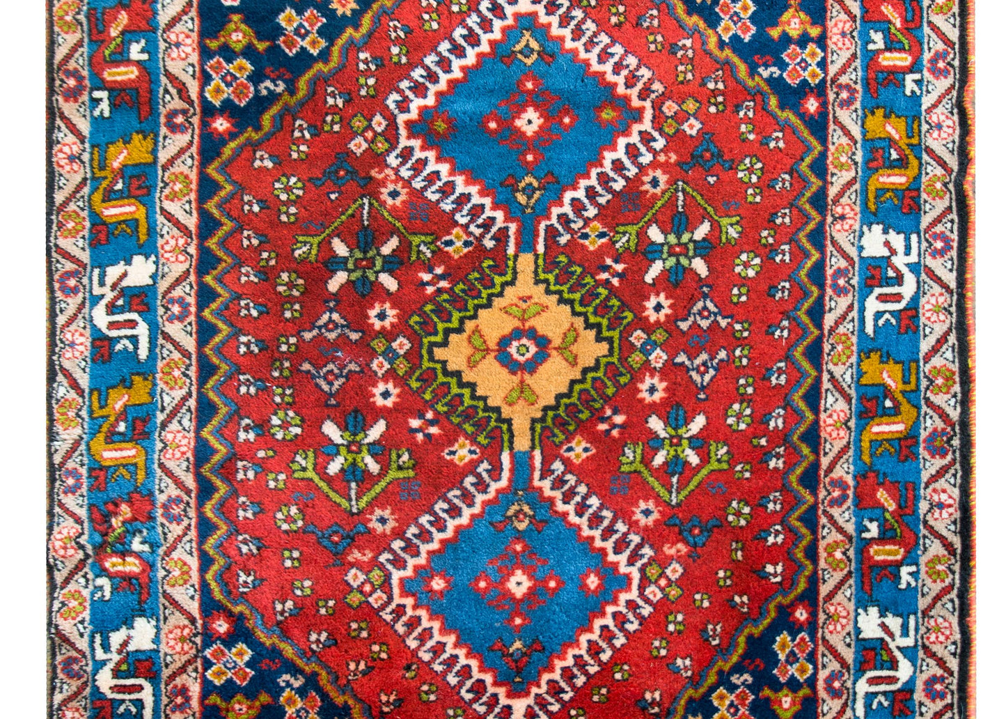 Vintage Persian Yallameh Rug For Sale