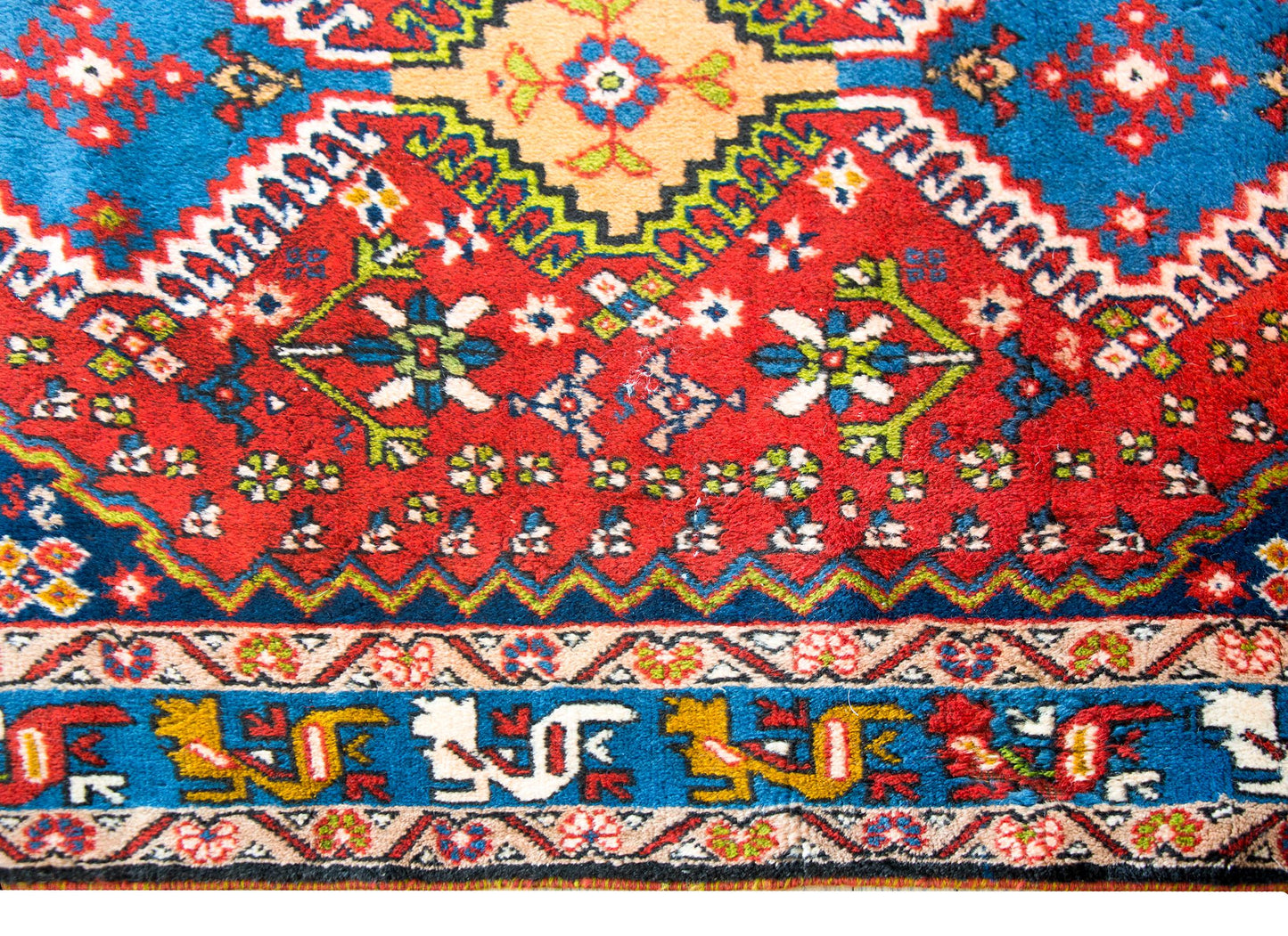 Vintage Persian Yallameh Rug For Sale