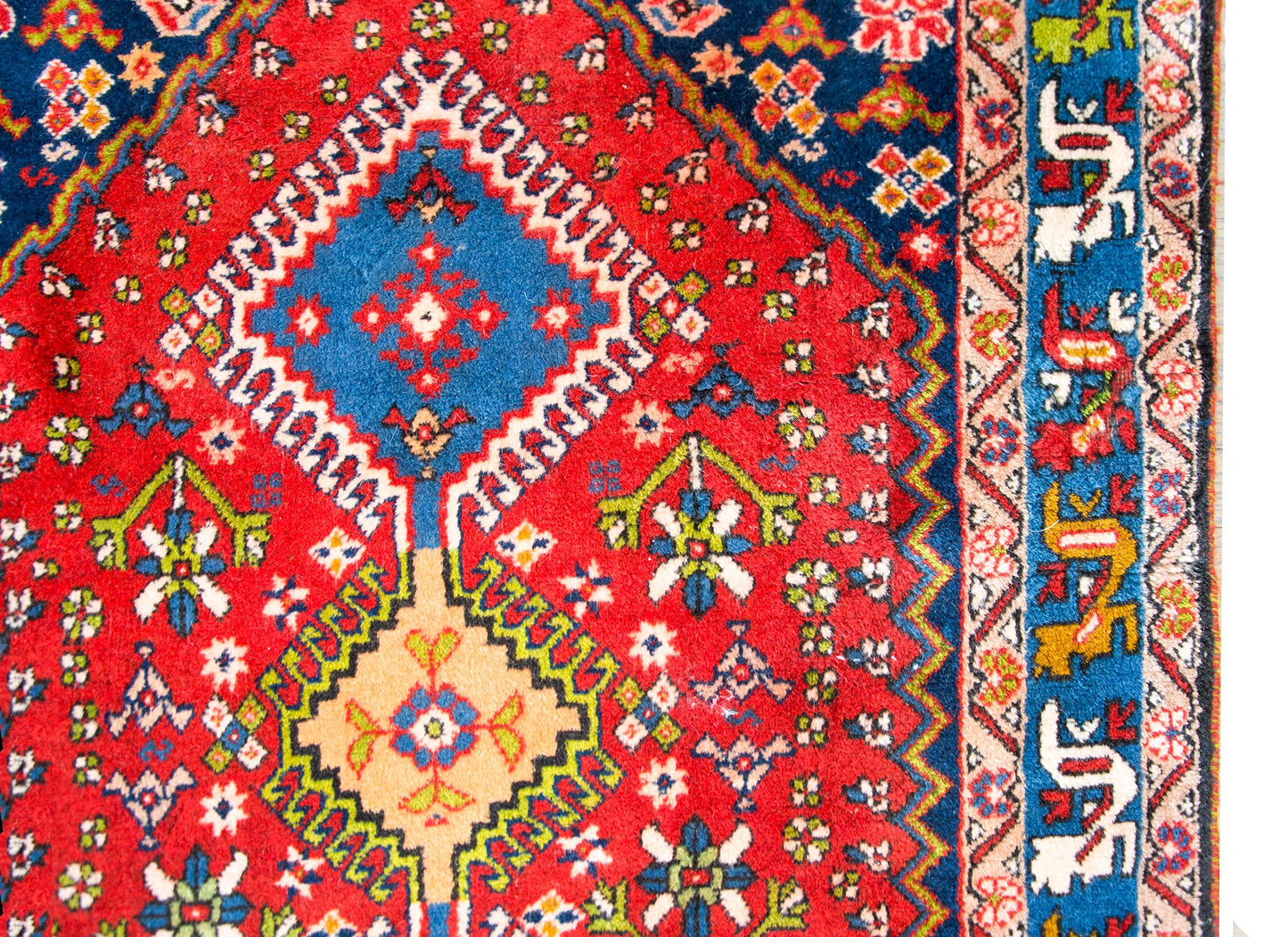 Vintage Persian Yallameh Rug For Sale