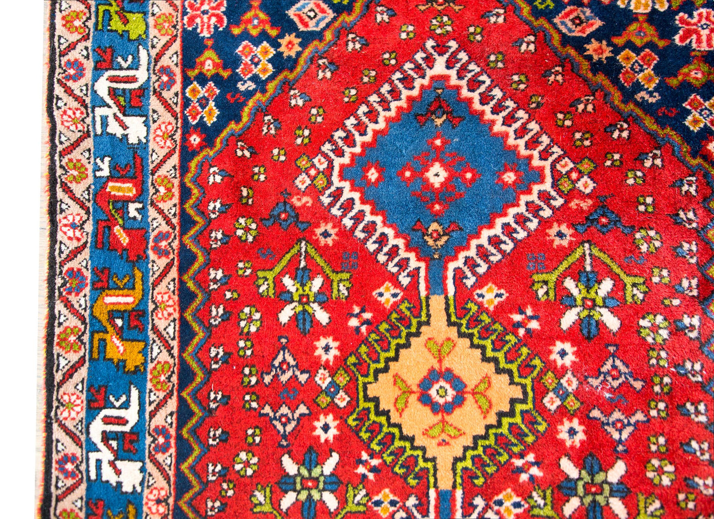 Vintage Persian Yallameh Rug For Sale