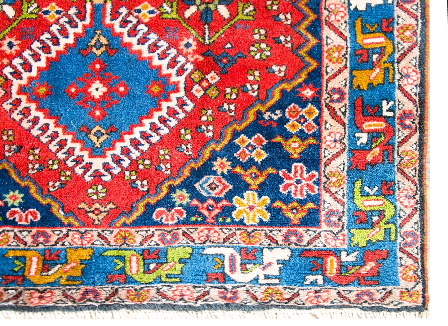 Vintage Persian Yallameh Rug For Sale