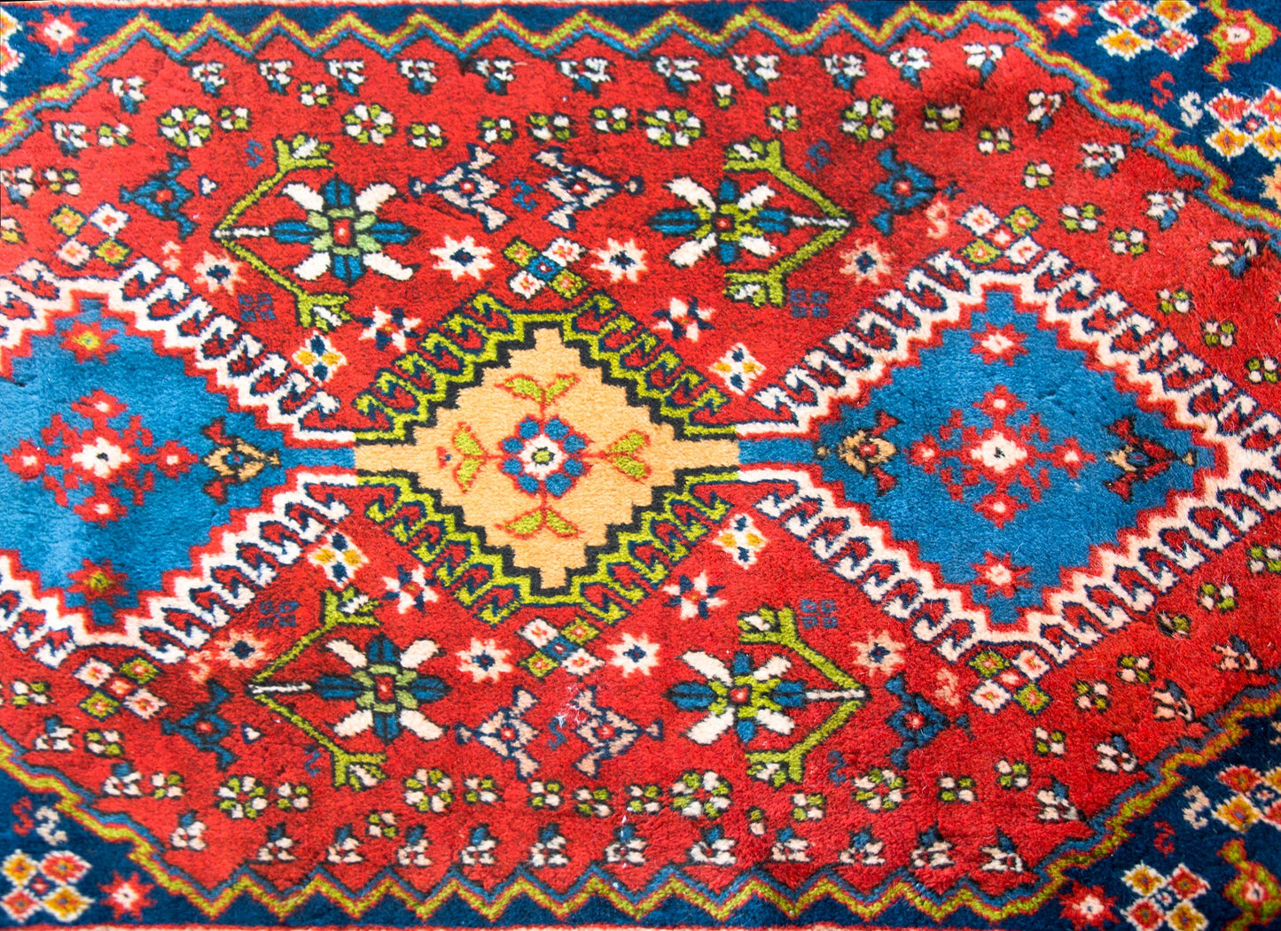 Vintage Persian Yallameh Rug For Sale